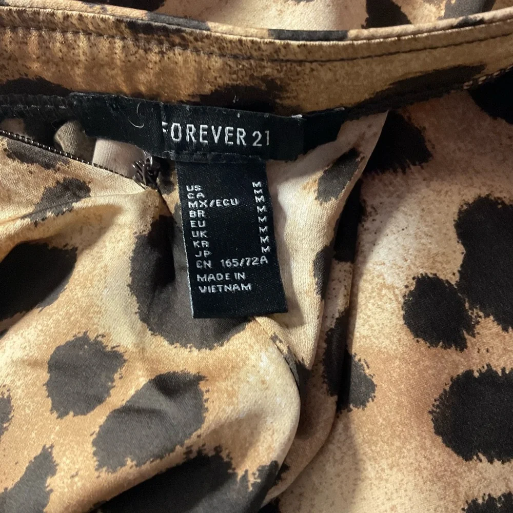 NWT Forever 21 Animal Print Maxi Skirt - Picture 3 of 4